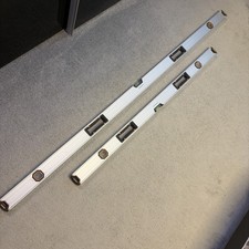 Magnusson Wasserwaage 180 cm und 120 cm magnetisch 3 Libellen guter Zustand