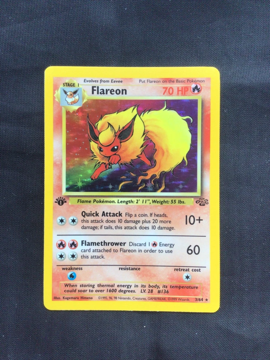 Flareon Pokmon TCG Jungle Individual Collectible Card Game Cards for sale | eBay Flareon Pokmon TCG Jungle Individual Collectible Card Game Cards for sale | eBay