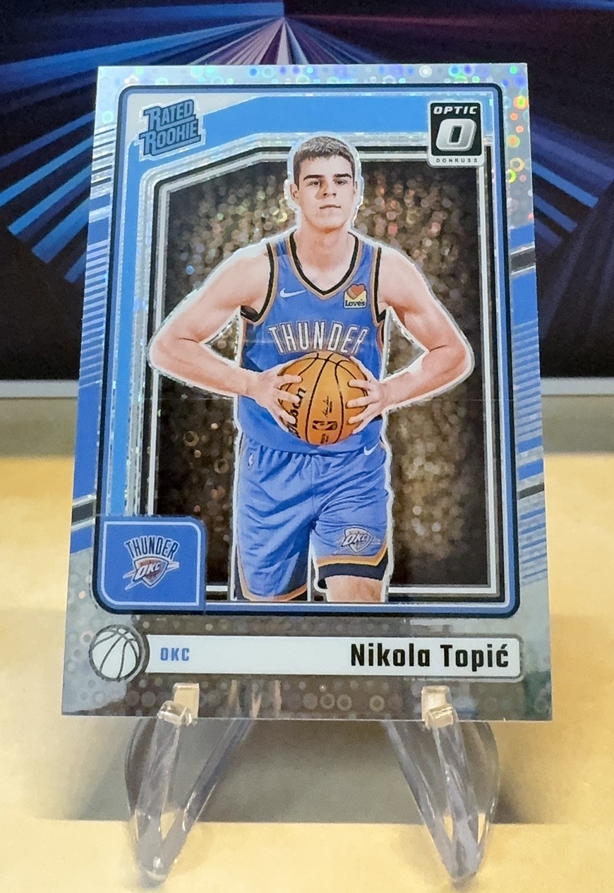 2024-25 Panini Donruss Optic Nikola Topic Rated Rookie #278 Fast Break Thunder