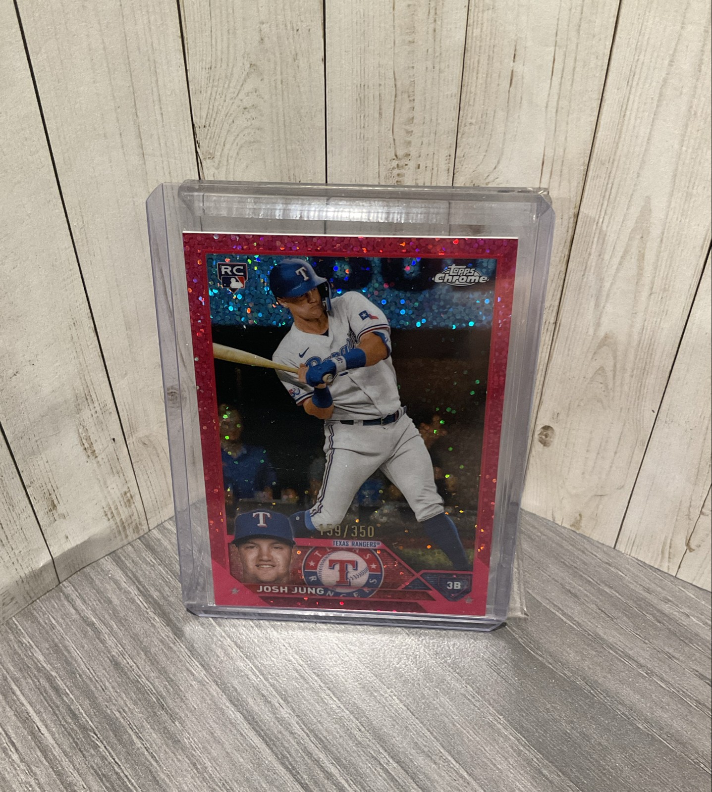2023 Topps Chrome - Josh Jung #93 Magenta Speckle Refractor /350 (RC) BB1