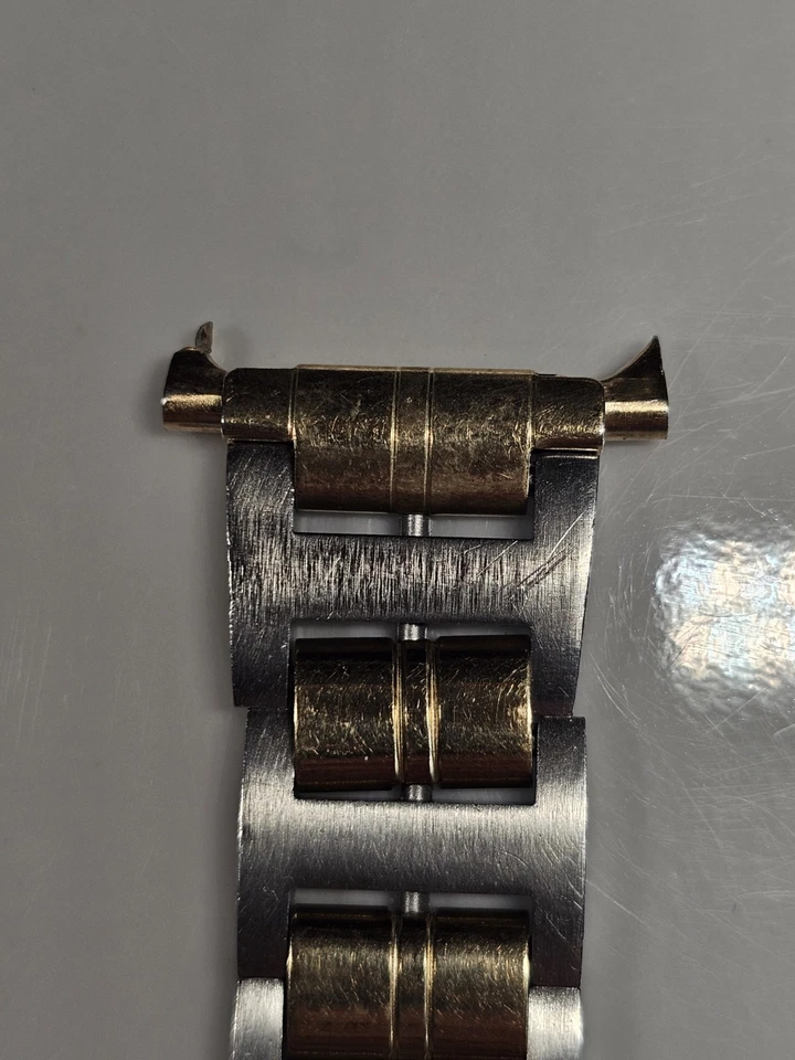 RELOJ PULSERA JB CHAMPION CON CIERRE TRIPLE S.S. CON ESLABÓN FINAL 10K G.F. 18-22MM Foto 4 de 4