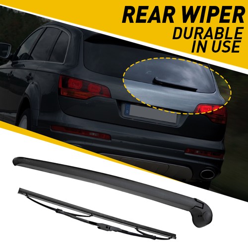 Rear Window Windshield Wiper Arm w/ Blade Set fits 2007-2015 Audi Q7 4L0955425 - Picture 18 of 19