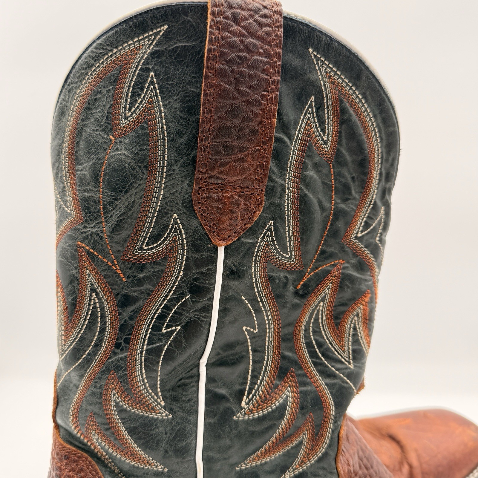 Cody James Hoverfly Broad Square Toe Western Leat… - image 6