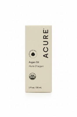2x Acure The Essentials Argan Oil - Organic Argan Oil for Hair & Skin, Pure Nour