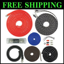 7500W 0 Gauge Amp Kit - Complete Wiring Set