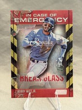 2025 Topps Stadium Club Bobby Witt Jr. In Case Of Emergency #ICE-1 Royals