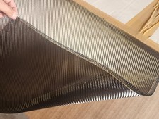 SILVER Carbon Fiber Fabric Cloth 3k 245gsm 50" 2x2 Twill Weave Aluminum 5 Yards