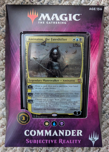 MTG New Subjective Reality Commander Deck Factory Sealed Magic Gathering 2018