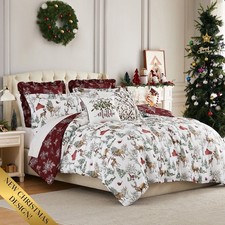  119 White Christmas 7-Piece Comforter Bedding Set