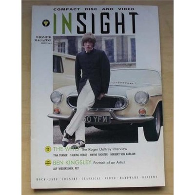 THE WHO INSIGHT MAGAZINE 1988 ROGER DALTREY COVER WITH MORE INSIDE UK