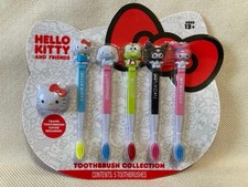 Hello Kitty and Friends Toothbrush Set of 5 - Sanrio