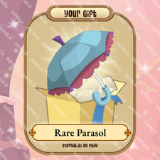 Animal Jam Classic AJC Rare Parasol READ DESCRIPTION