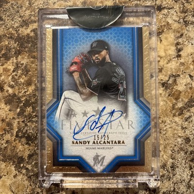 2023 Topps Five Star - Autographs Sandy Alcantara #FSA-SAL1 Blue /25 (AU)