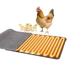 Heated Chicken Pad for Brooders, Small Animal Pet Heating Pad, Warming Chick