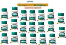 Pack of 20 Bottles Himalaya Cystone Herbal Ayurvedic 60 Tablets Each Long Expiry