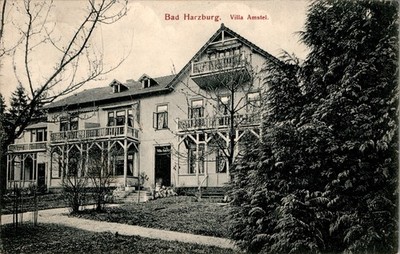 AK GRUSS AUS BAD HARZBURG KREIS GOSLAR VILLA AMSTEL 1907 NIEDERSACHSEN
