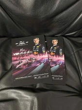 Max Verstappen signed Official autograph card Qatar GP 2025! RARE + Proof