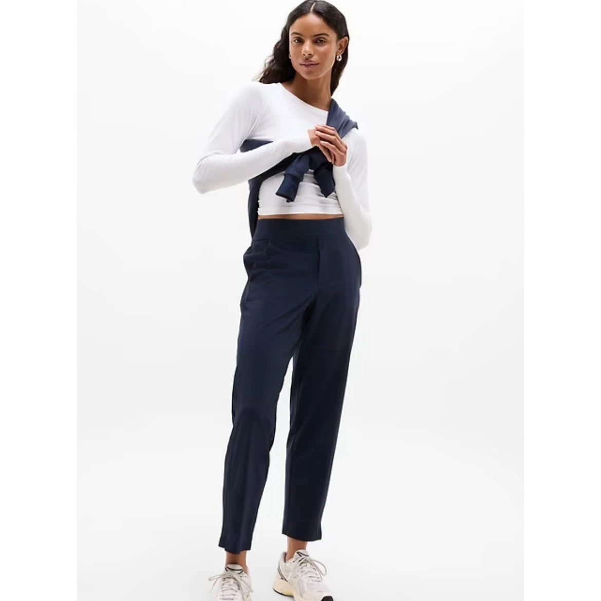 Athleta Brooklyn Mid Rise Ankle Pant Athleisure Sporty Golf Pickleball Tennis