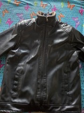 Giubbino in pelle Fronthly - Uomo/ Man -Interno in finta pelliccia - Stile Rider