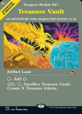 Treasure Vault (Showcase) - Light Play MTG Adventures in the Forgotten Realms