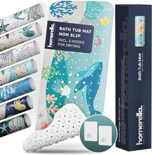 Baby Bath Tub Mat  anti Mold Mildew Resistant Non Slip Kids and Adult Bath Tub