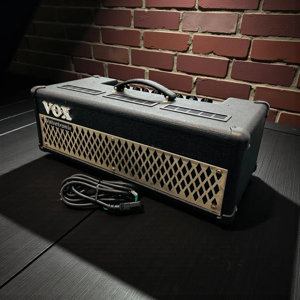 Vox AD100VTH Guitar Tube Amplifier Head Black Korg inc. Rare Used Tested 100V - Image 2 of 4