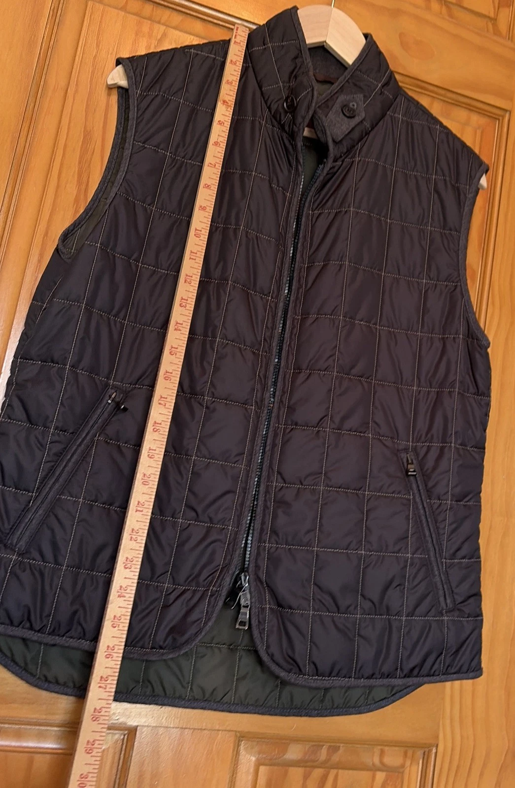 NWOT Men’s Waterville Italy Golf Quilted Vest - Size 52 European Sizing - product detail image 11