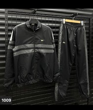 tuta lacoste completo nero taglia s nuovo con etichette