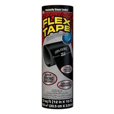 FLEX SEAL Family of Products 12in. W X 10ft. L Black Waterproof Repair Tape