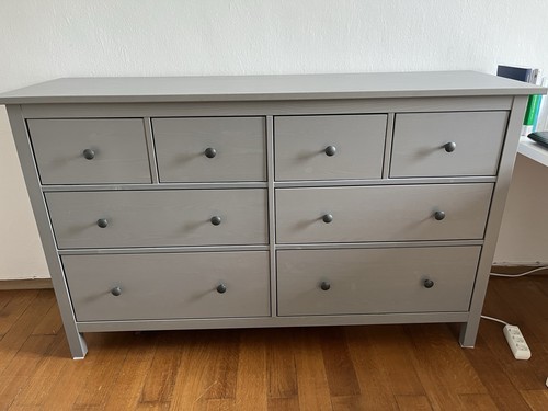 IKEA Hemnes Kommode, grau lasiert – 8 Schubladen (160×96 cm) - Bild 6 von 7