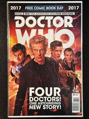 Doctor Who #1 Four Doctors FCBD NM/M 1ST PRINT Titan Comics June 2017 BRAND NEW