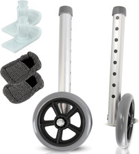 Walker Wheels Ski Glides Replacement Feet Parts Ball Set 6 PCS 5" Rubber