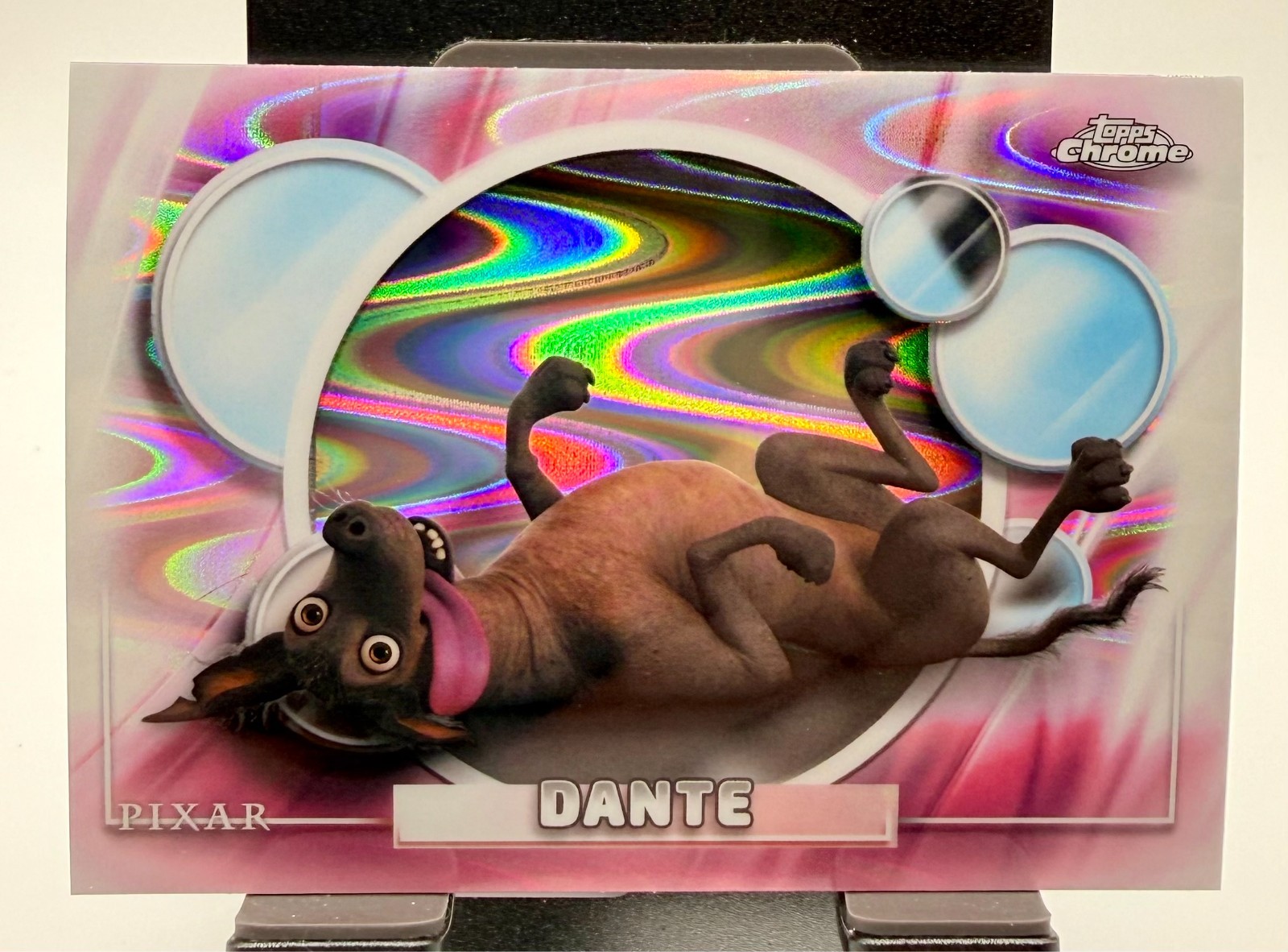 2026 Topps Chrome Disney #123 Dante Raywave Refractor