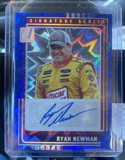 Ryan Newman Auto Donruss Signature Series Blue Explosion Autograph 05/25