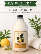 HOME & BODY CO. Serra Touch ~ LEMON VERBENA ~ Hand Soap Refill - JUMBO! 64 Oz. 0.66 per fl oz
