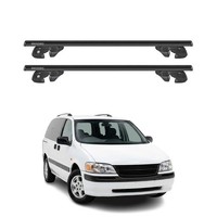 DachträGer GrundtäGer FüR Opel Sintra 1996-1999 Aluminium 90Kg TÜV Schwarz 2Tlg