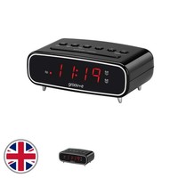 Elegant Groov-e Rise Alarm Clock - Dual Alarm & FM Radio - Perfect Morning Reset