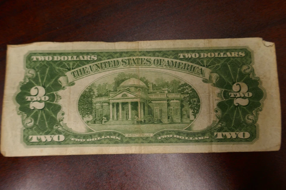 ** STAR ** $2 1953 United States Note Red Seal ** PAPER CURRENCY AUCTIONS #239 - Image 2 of 2