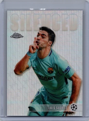 2025-26 Topps Chrome UEFA Club Competitions #SHH-4 Luis Suárez Silenced