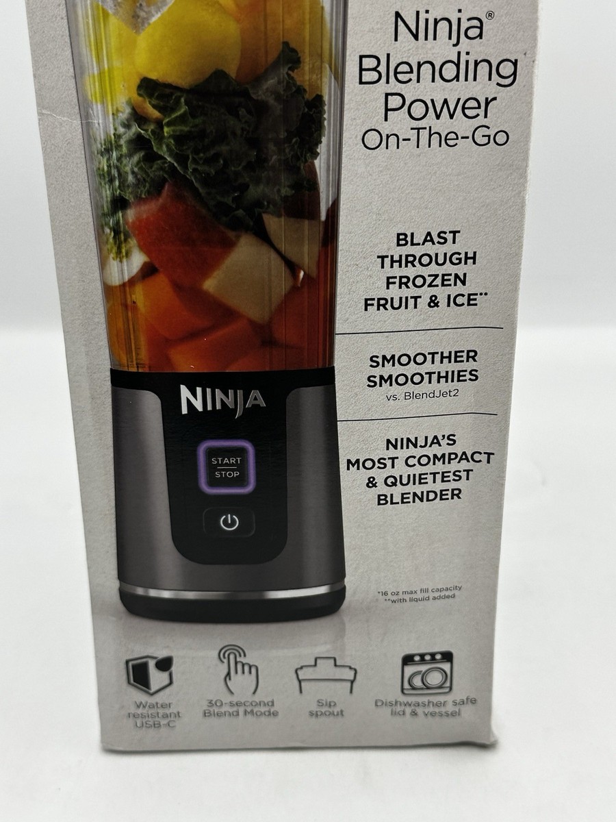 Ninja Blast 18oz Portable USB-C rechargeable Blender Black for