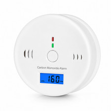 Carbon Monoxide Detector Smoke Alarm Combination Wireless CO Fire Gas Leak AlerT