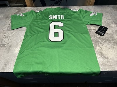 NWT Nike Youth Devonta Smith Philadelphia Eagles Kelly Green Jersey Size Medium