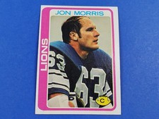 1978 TOPPS FOOTBALL #284 JON MORRIS HIGH GRADE NEAR MINT NRMT