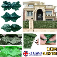 Artificial Ivy Leaf Hedge Fence, Privacy Screening Roll for Outdoor Garden