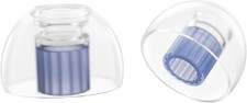 W1 for IEM L Patented Medical-Grade Silicone Ear Tips Double W-Shaped Tube Core