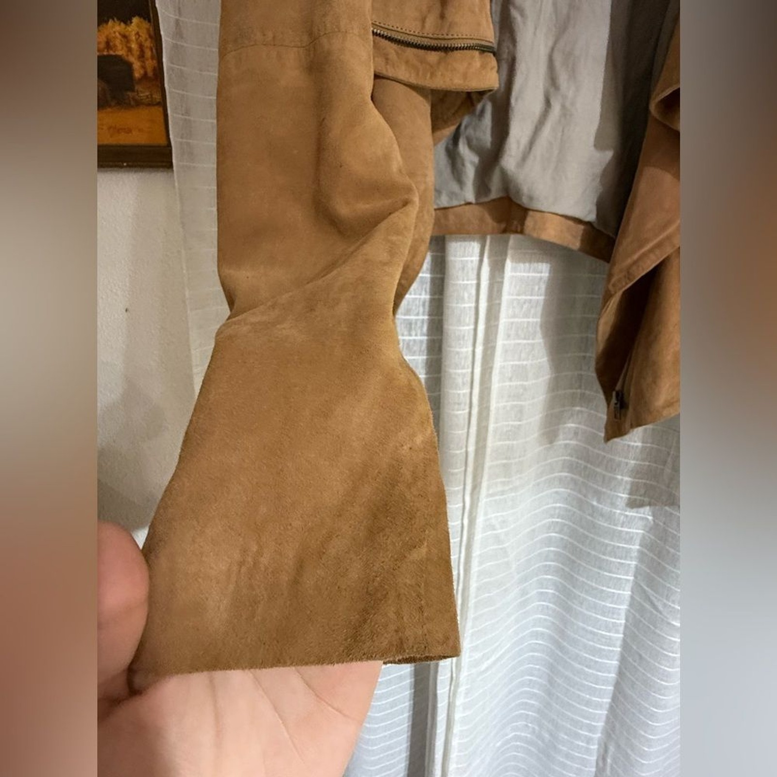 Sensa Brown Suede Drape Jacket - image 5