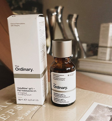 NIB 100% Authentic The Ordinary Volufiline 92% + Pal-Isoleucine 1% Serum,0.51oz