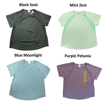 #ad #ad Member#x27;s Mark Women#x27;s Short Sleeve Mesh Piercing Work It Out Active Tee $8.99