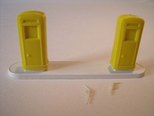 2 1/43 GASOLINE PUMPS FOR GARAGE GAS STATION 1960s VROOM