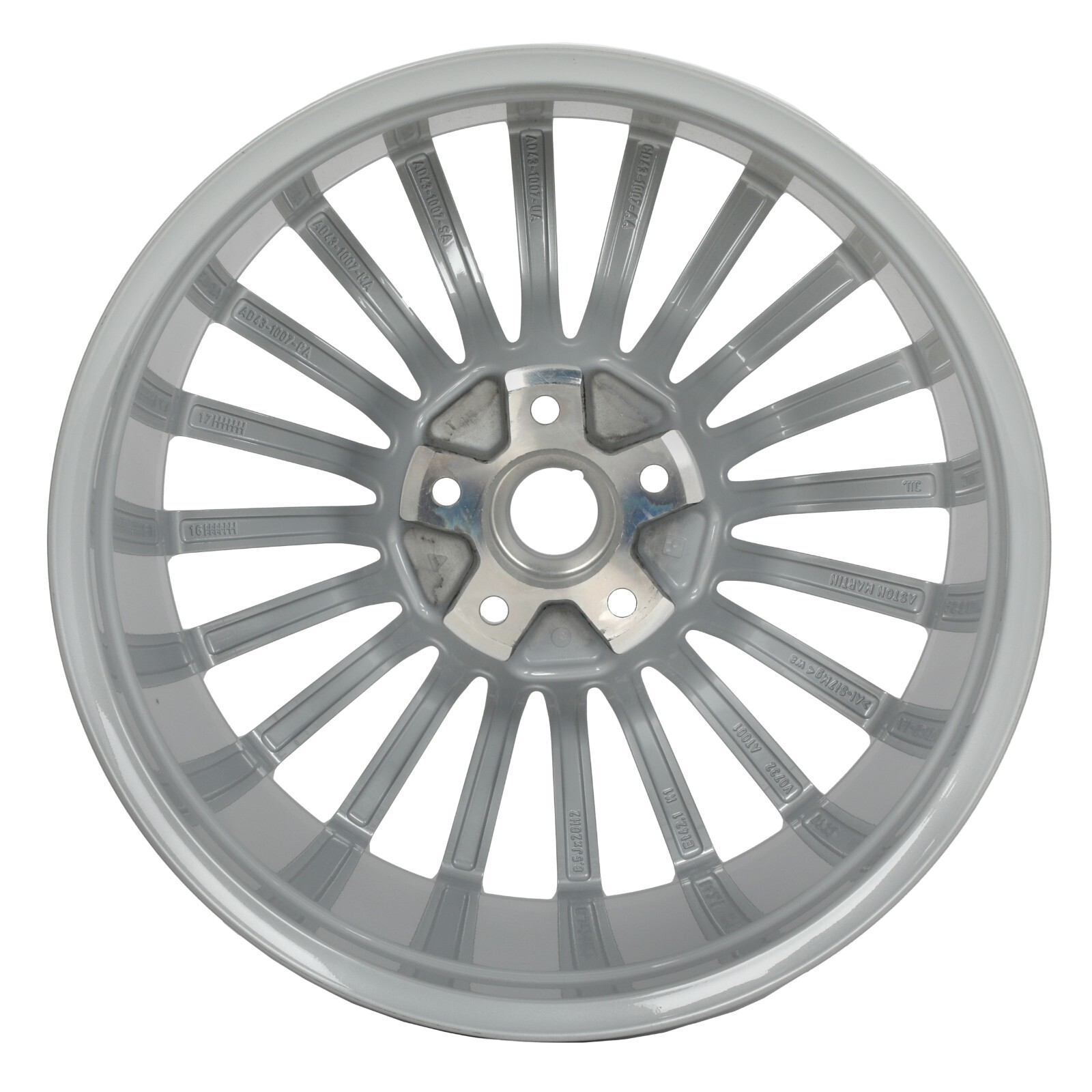 GENUINE ASTON MARTIN FRONT RIM WHEEL DT SILVER 20" IN NEW OEM AD43-1007-MA
